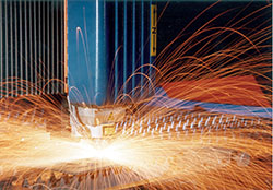Laser cutting available at Hyde Industrial Blade Solutions.